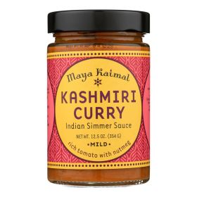 Maya Kaimal Indian Simmer Sauce Kashmiri Curry - Case Of 6 - 12.5 Oz.