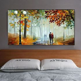 Natural home decor Large original oil painting on canvas abstract art painting living room painting large wall art oil painting gift (Style: 1, size: 80x160cm)