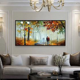Natural home decor Large original oil painting on canvas abstract art painting living room painting large wall art oil painting gift (Style: 1, size: 60x120cm)